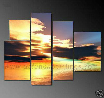 Dafen Oil Painting on canvas seascape painting -set694